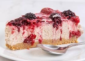 blackberries cheesecake